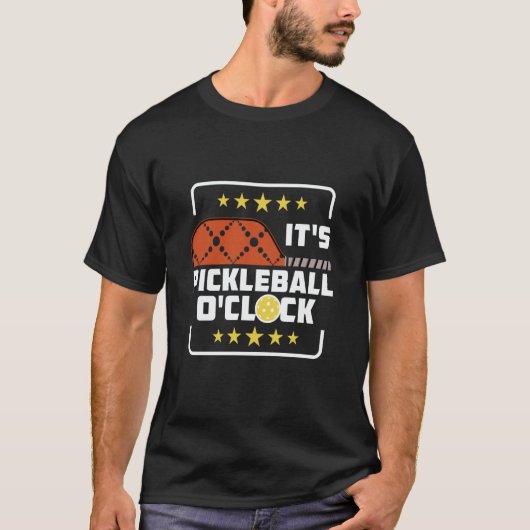 T-shirt It's Pickleball O'Clock  Pickleball Player Saying (Devant)