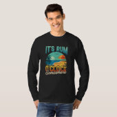 T-shirt Its Rum Oclock Somewhere Summer Vacation Beach Dri (Devant entier)