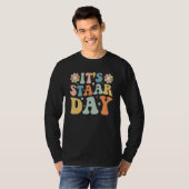 T-shirt Its Staar Day Testing Day Retro Motivational Teach (Devant entier)