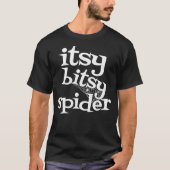 T-shirt Itsy bitsy spider Halloween Spider Web (Devant)