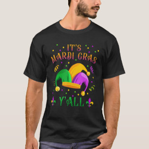 T-shirt Itu2018s Mardi Gras Yall Casquette de masques de f