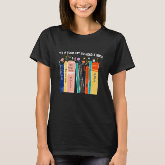 T-shirt Itu2019s a Good Day to Read a Book Colorful Design