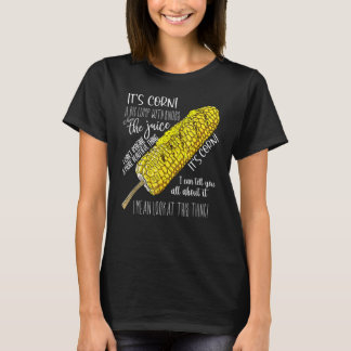 T-shirt Itu2019s maïs une grosse boule avec des boutons il