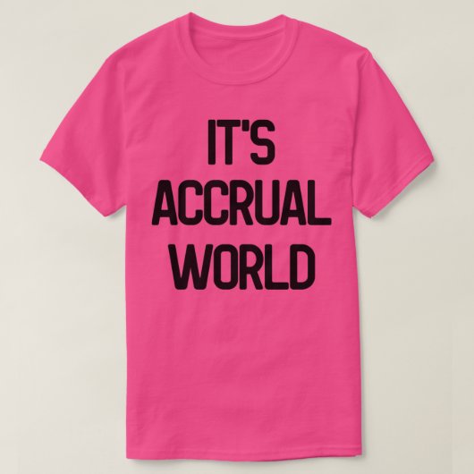 T-shirt Itx27s Accrual World 4 (Design devant)