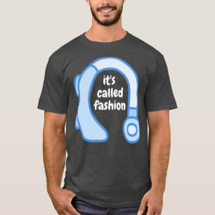 T-shirt itx27s appelé aide auditive mode bleu