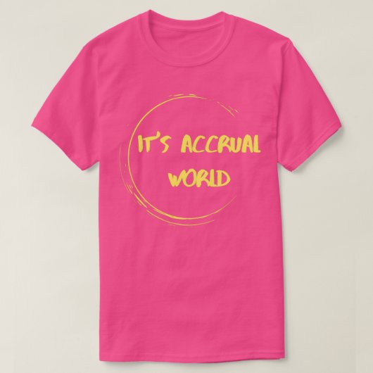 T-shirt Itx27s comptabilité d'exercice 26 (Design devant)