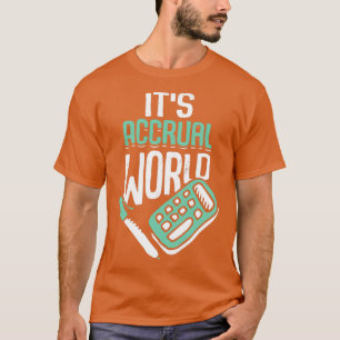 T-shirt Itx27s Comptable comptable mondial sur comptabilit