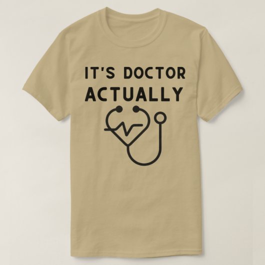 T-shirt Itx27s Docteur En Fait 2 1 (Design devant)