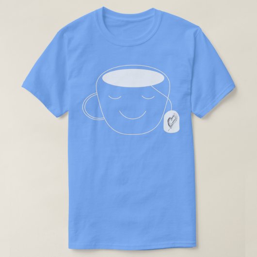 T-shirt Itx27s e tea drôle de conception simple théière (Design devant)