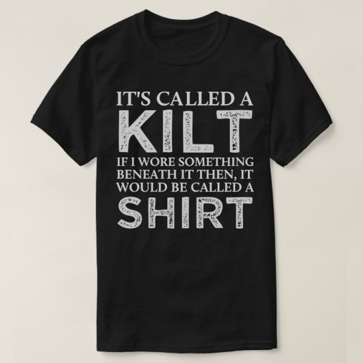 T-shirt Itx27s écossais appelé un tueur 1 (Design devant)