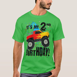 T-shirt Itx27s Mon 2e anniversaire Monstre Anniversaire de