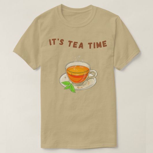 T-shirt Itx27s tea time 8 (Design devant)