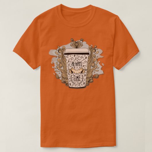 T-shirt Itx27s Toujours Café Time 2 (Design devant)