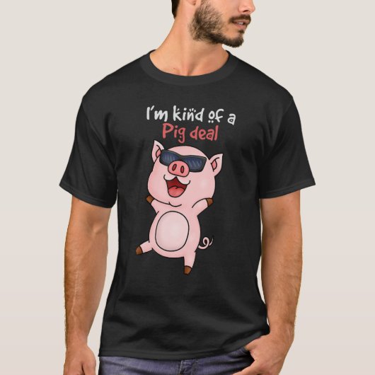 T-shirt Iu2019m type de porc d'affaires (Devant)