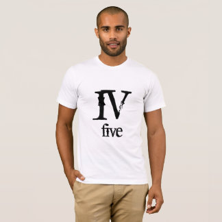 T-shirt IV cinq chiffres romains