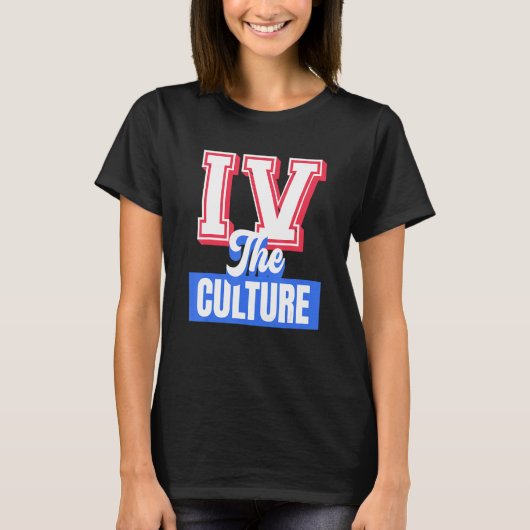 T-shirt Iv Culture Black Girl Melanin Women Men Afro Ameri (Devant)