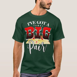 T-shirt I've Got A Big Pair Poker Card Casino Gambler Play