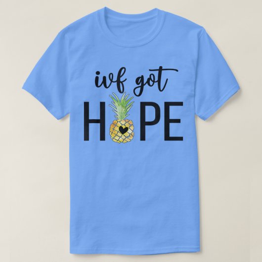 T-shirt IVF a de l'espoir Ananas Jour de transfert d'IVF M (Design devant)