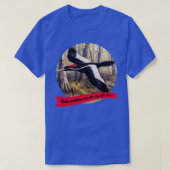 T-shirt Ivory Billed Wopecker Birder Life List (Design devant)
