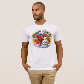 T-shirt ivre de singes (Devant entier)