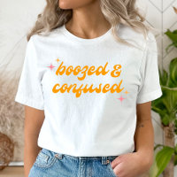 Ivre et Confuse Rose Orange Groovy Enterrement de