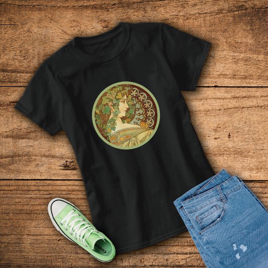 T-shirt Ivy Lithograph Alphonse Mucha