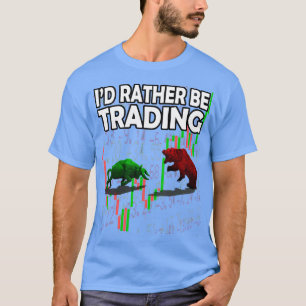 T-shirt Ix27d Plutôt Trading Bull vs Bear Stock Market