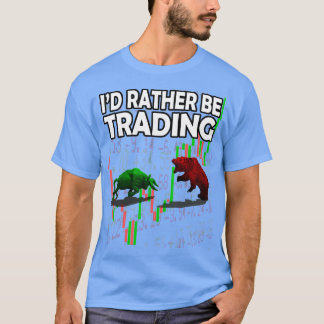 T-shirt Ix27d Plutôt Trading Bull vs Bear Stock Market