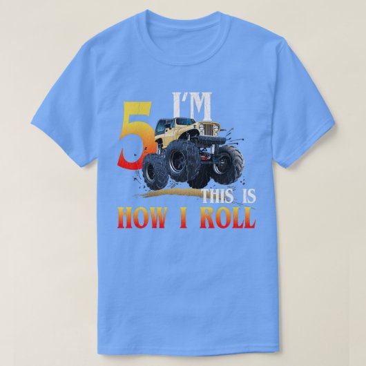 T-shirt Ix27m 5 c'est comment je roule 5 (Design devant)