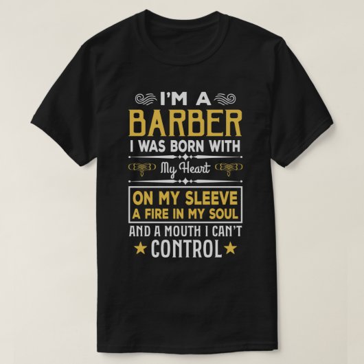 T-shirt Ix27m A Barber Dons Funny Barber (Design devant)