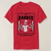 T-shirt Ix27m A Barbier I Donx27t Stop Quand Ix27m Fatigué (Design devant)
