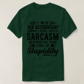 T-shirt Ix27m A Comptable Fiscale (Design devant)