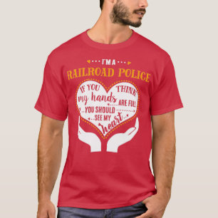 T-shirt Ix27m A Railroad Police Proud Railroad Police