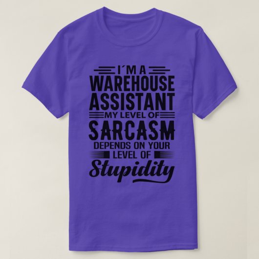 T-shirt Ix27m A Warehouse Assistant 2 (Design devant)