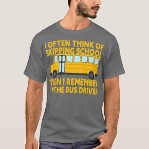 T-shirt Ix27m Conducteur de bus de l'école de conduite