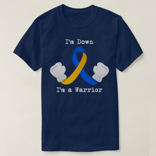 T-shirt Ix27m Down Ix27m un guerrier (Design devant)