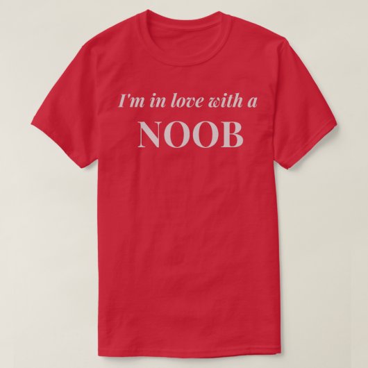 T-shirt Ix27m en amour avec un Noob (Design devant)