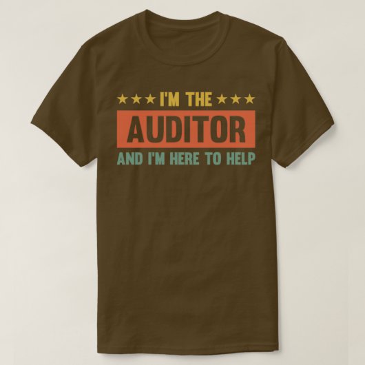 T-shirt Ix27m l'Auditeur Funny Audit Accounting (Design devant)