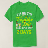 T-shirt Ix27m sur le régime tequila jusqu'à présent ix27ve (Design devant)