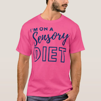 T-shirt Ix27m sur un régime sensoriel bleu foncé