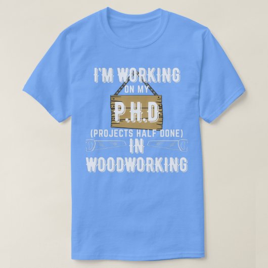 T-shirt Ix27m travaille sur mes projets PHD moitié réalisé (Design devant)
