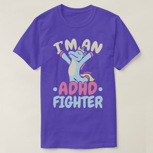 T-shirt Ix27m Un avion de combat ADHD Penser différemment (Design devant)