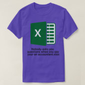 T-shirt Ix27m Un Comptable 14 (Design devant)