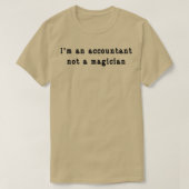 T-shirt Ix27m Un Comptable Pas Un Magicien 2 (Design devant)