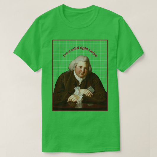 T-shirt Ix27m un essuie-tout droit solide (Design devant)