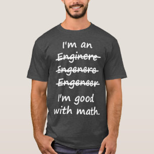 T-shirt Ix27m un ingénieur Ix27m Bon à Math 2