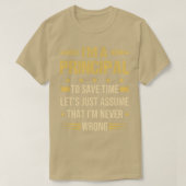 T-shirt Ix27m une école principale Funny Citation principa (Design devant)