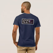 T-shirt IZZY le fonctionnaire d'artiste (Dos entier)