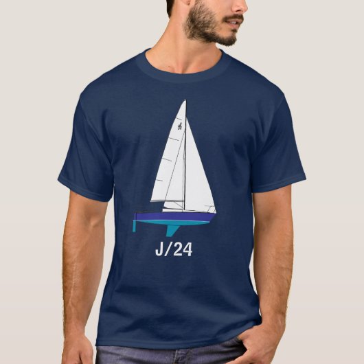 T-shirt J/24 Voilier (Devant)