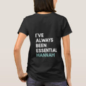 T-shirt J’ai toujours été essentiel à la typographie moder (Dos)